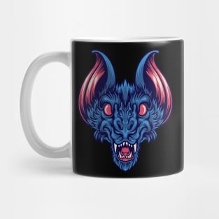 halloween character bad bat head Mug